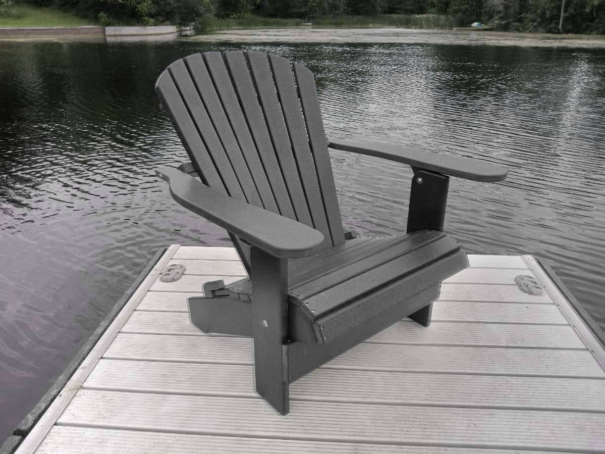 Poly Luxe Recycled Plastic Grand Adirondack Chair Oversized