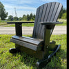Wooden Adirondack Rocking Chair (Large)