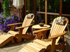 Wooden Royal Elevated Reclining Adirondack Chair (Large)