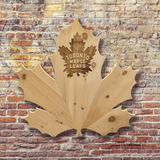 Wooden Collectable NHL Maple Leaf