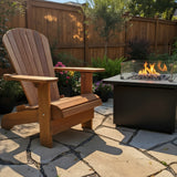 Wooden Royal Upright Adirondack Chair, easiest to get in and out of, partial kit(Large)