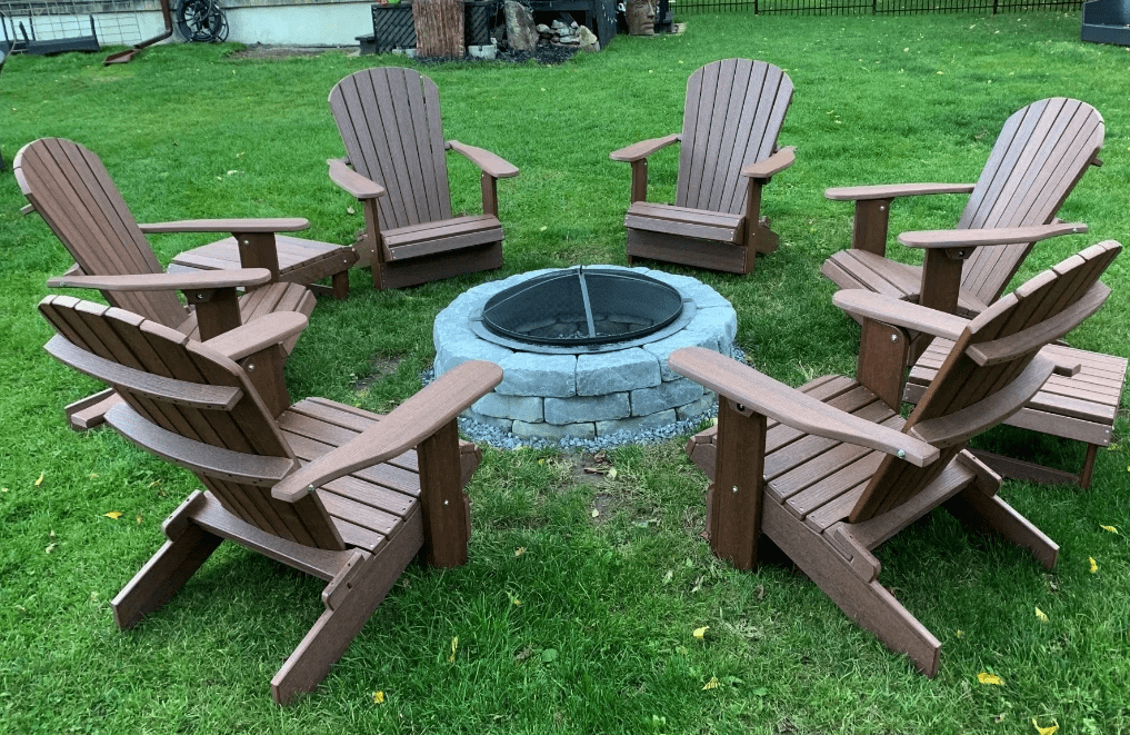 Poly-Luxe Folding Royal Adirondack Chair (Large)