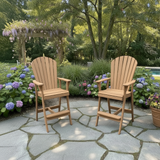 Wooden Bar Height Bistro Chair