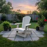 Wooden Royal Upright Reclining Adirondack Chair, easiest to get in and out of, partial kit(Large)