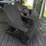 Wooden Royal Elevated Reclining Adirondack Chair (Large)