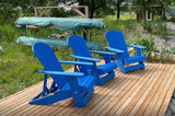 Poly-Luxe Recycled Plastic Royal Reclining Adirondack Chairs (Large)