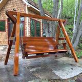 Wooden Family Porch Swing with Frame