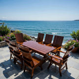 Wooden Modern Dining Set for 8 with 6' Table