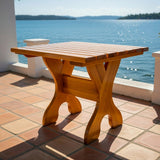 Wooden 24" Square Side Table