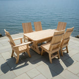 Wooden Modern Dining Set for 6 with 6' Table