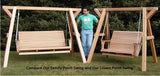 Poly-Luxe Wooden Family Porch Swing (Bench Only)