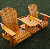 Wooden Double Royal Adirondack Chair