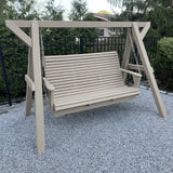 Poly-Luxe Wooden Family Porch Swing (Bench Only)