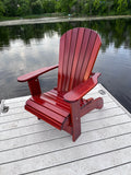 Wooden Royal Upright Adirondack Chair, easiest to get in and out of, partial kit(Large)