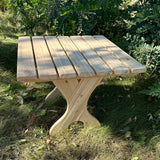 Wooden 24" Square Side Table