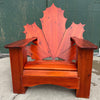 Wooden Folding Maple Leaf Chair (Large)