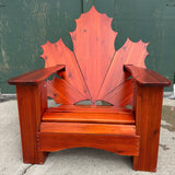 Wooden Folding Maple Leaf Chair (Large)