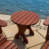 Wooden 24" Round Side Table