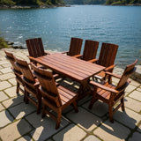 Wooden Modern Dining Set for 8 with 6' Table