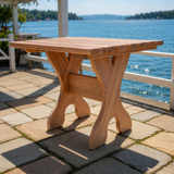 Wooden 24" Square Side Table