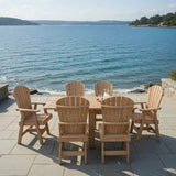 Dining Set for 6 with 6' Trestle Table