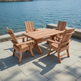 Wooden Modern Dining Set for 4 with 6' Table