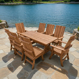 Wooden Modern Dining Set for 8 with 6' Table