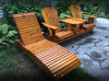 Wooden Double Royal Adirondack Chair