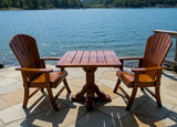 Dining Set for 2 with Pedestal Table
