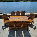 Dining Set for 6 with 6' Trestle Table