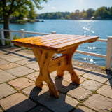 Wooden 24" Square Side Table