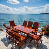Wooden Modern Dining Set for 8 with 6' Table