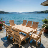 Wooden Modern Dining Set for 8 with 6' Table