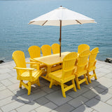 Poly-Luxe Dining Set for 8 with 6' Trestle Table