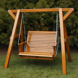 Wooden Lovers Porch Swing (Bench Only)