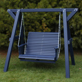 Poly-Luxe Lovers Porch Swing with Frame