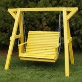 Poly-Luxe Lovers Porch Swing (Bench Only)