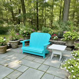 Poly-Luxe Folding Royal Loveseat Adirondack Chair