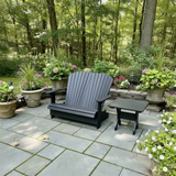 Poly-Luxe Folding Royal Loveseat Adirondack Chair