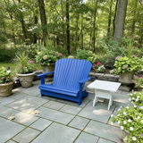 Poly-Luxe Folding Royal Loveseat Adirondack Chair