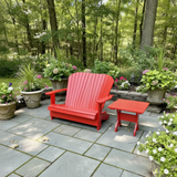 Poly-Luxe Folding Royal Loveseat Adirondack Chair