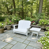 Poly-Luxe Folding Royal Loveseat Adirondack Chair