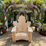Wooden Folding Maple Leaf Chair (Large)