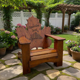 Wooden Folding Maple Leaf Chair (Large)
