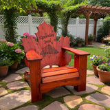 Wooden Folding Maple Leaf Chair (Large)