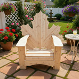 Wooden Folding Maple Leaf Chair (Large)