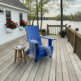 Poly-Luxe Folding Modern Royal Adirondack Chair (Large)