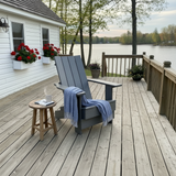 Poly-Luxe Folding Modern Royal Adirondack Chair (Large)