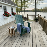 Poly-Luxe Folding Modern Royal Adirondack Chair (Large)