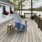 Poly-Luxe Folding Modern Royal Adirondack Chair (Large)